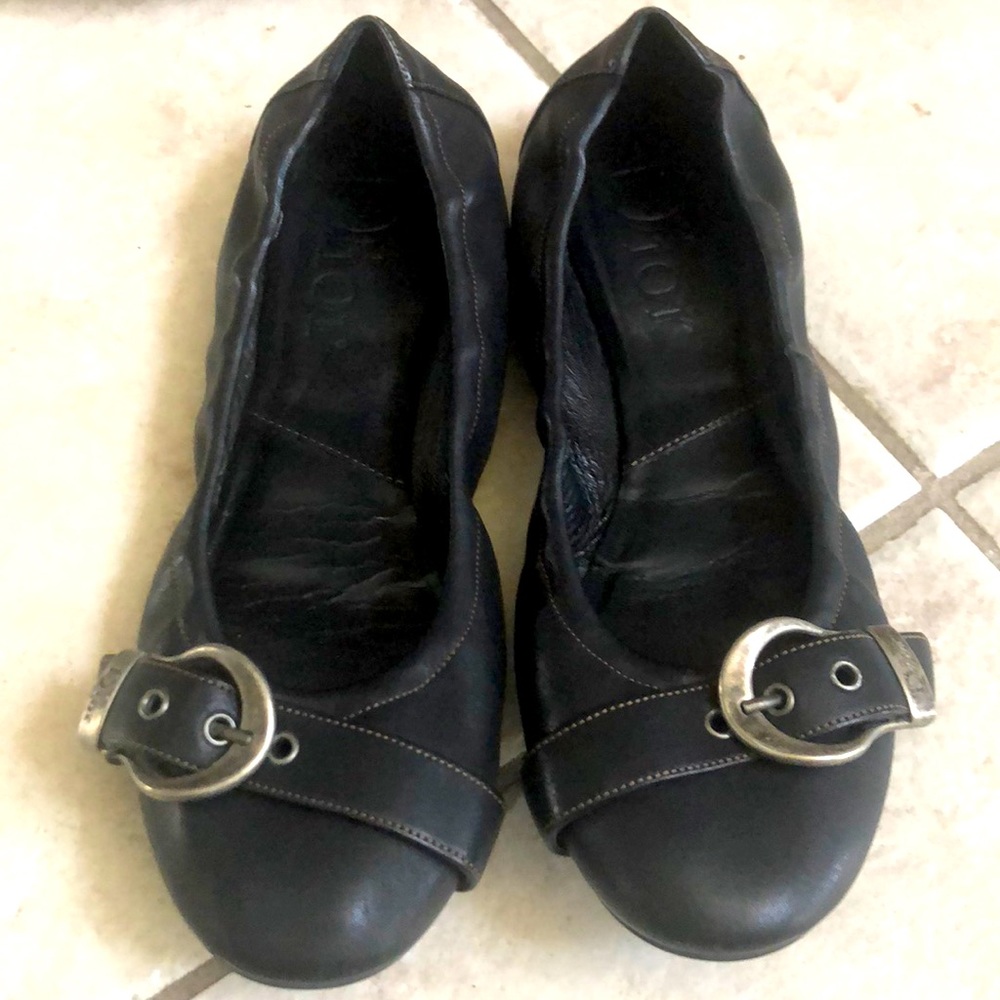 Authentic Dior Gaucho Ballet Flats